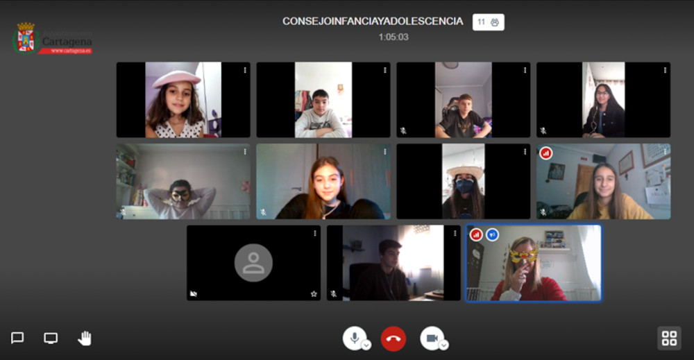 Reunión virtual del Consejo municipal de Infancia y Adolescencia