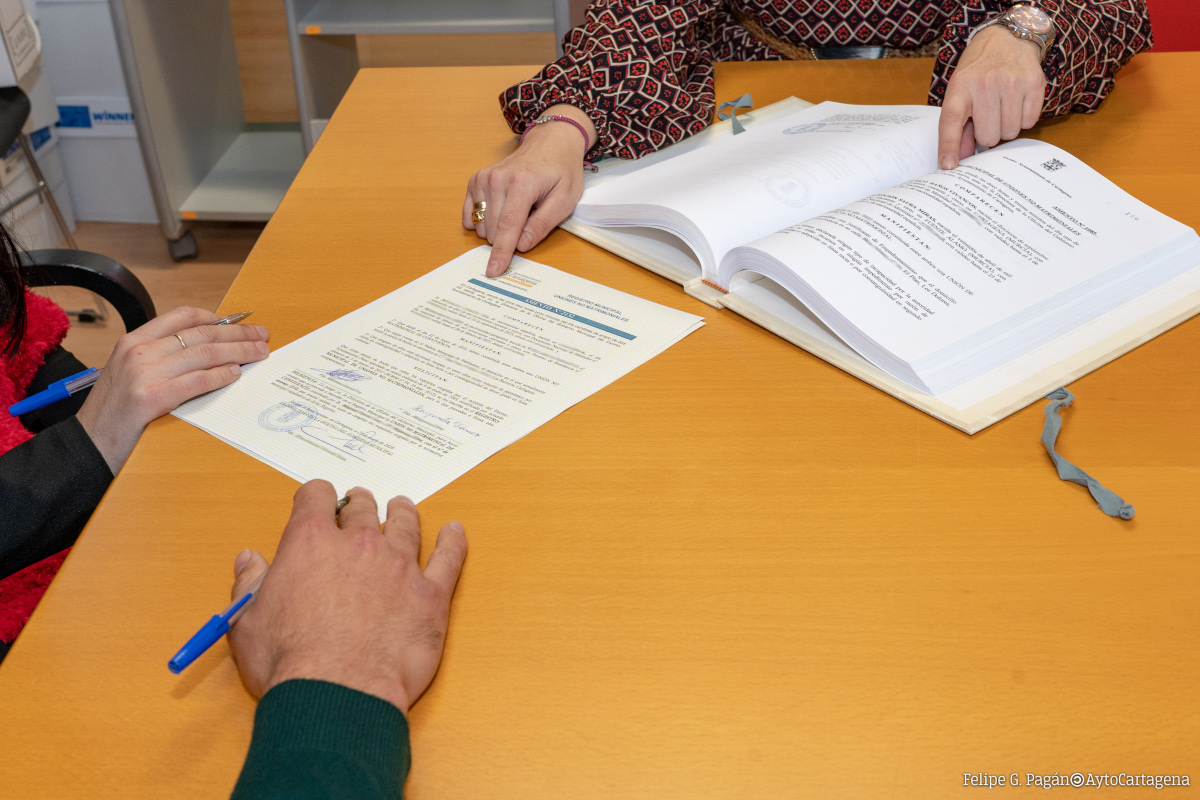 Oficina municipal de Registro de Parejas de Hecho. Imagen de archivo