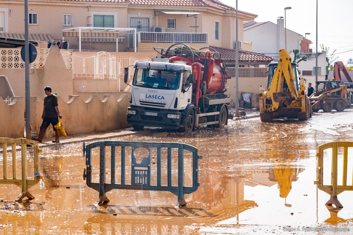 Imagen de archivo de las lluvias de 2019.