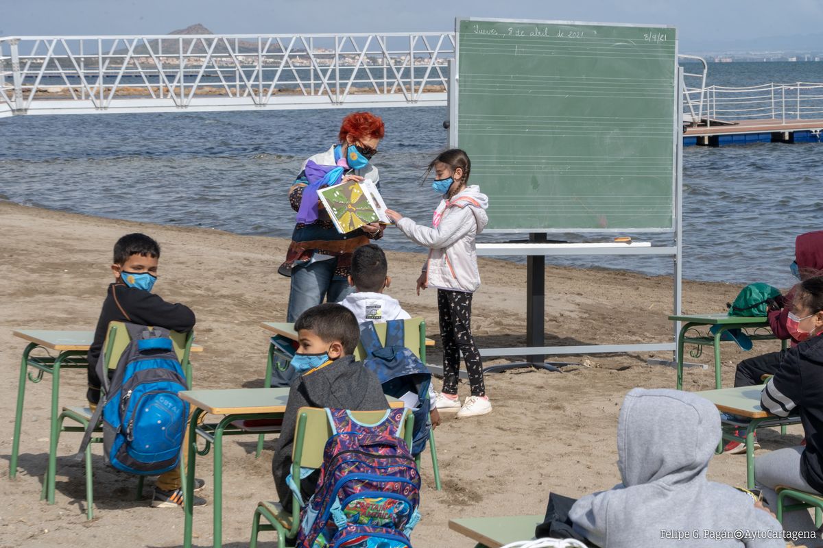 Clases en el Mar Menor.