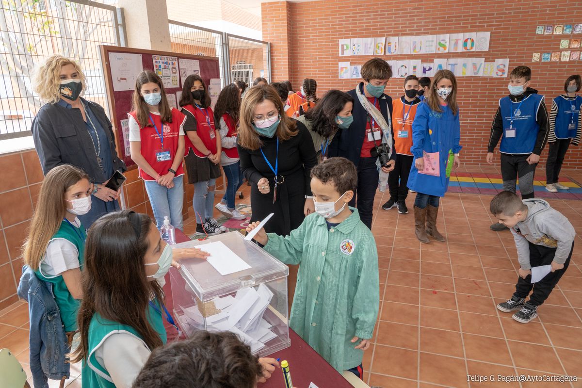 Votacin de los presupuestos participativos.