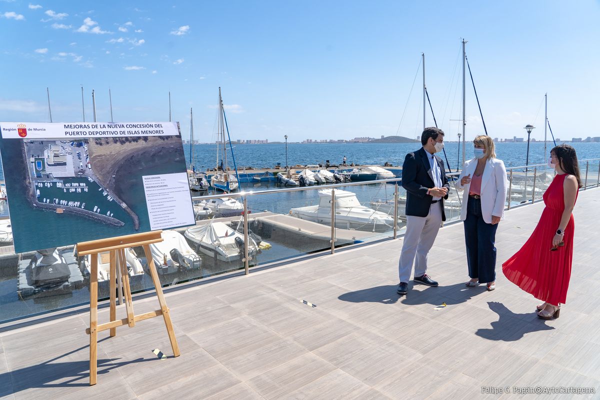 Presentacin de la licitacin de la nueva concesin del puerto deportivo de Islas Menores