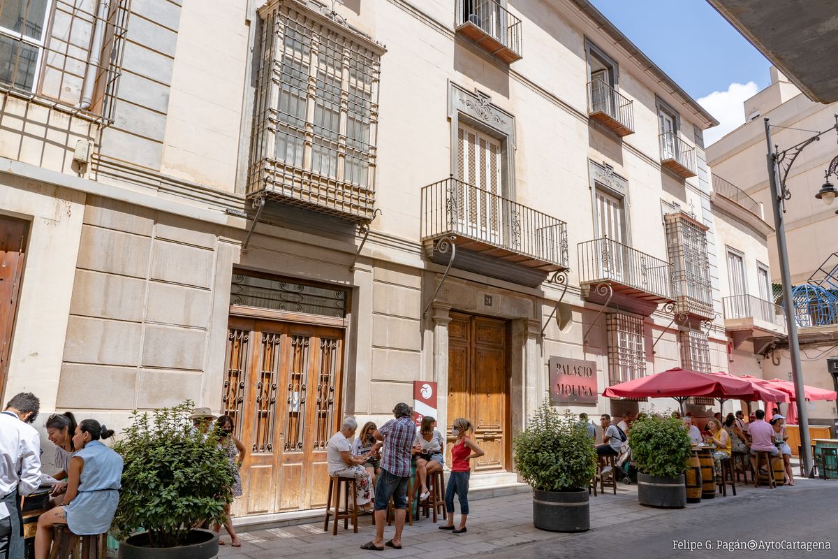 Palacio Molina, sede del nuevo juzgado de lo mercantil de Cartagena
