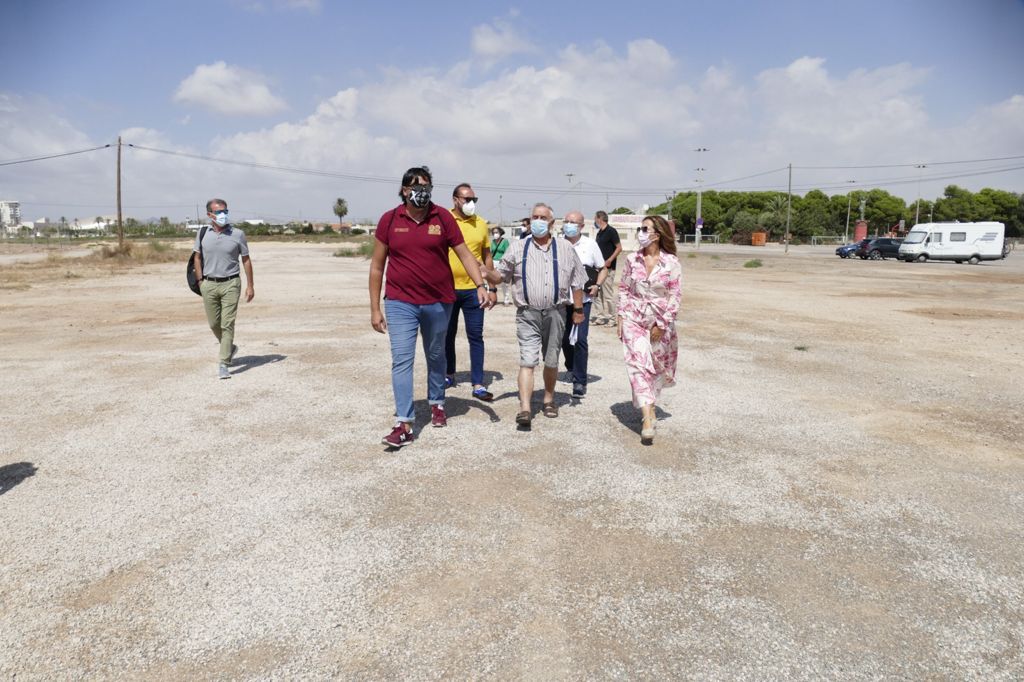 Visita a los terrenos donde se instalar la feria de Carthagineses y Romanos