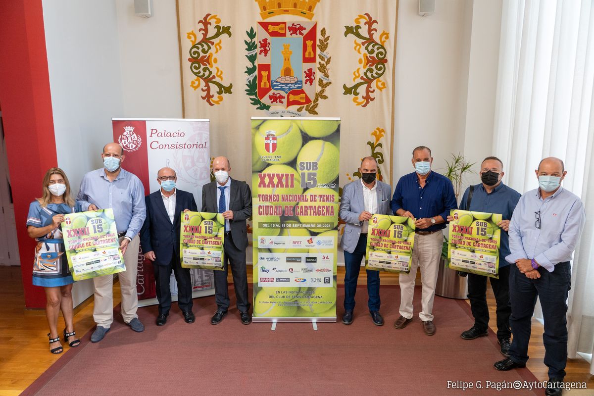 Presentacin XXXII Torneo nacional de tenis sub-15 'Ciudad de Cartagena'