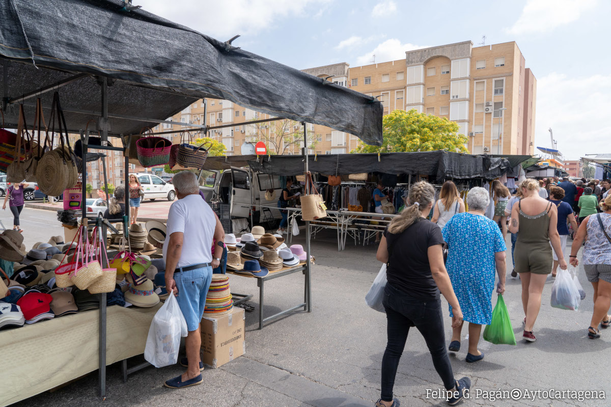 Imagen de archivo del mercadillo de Nueva Cartagena