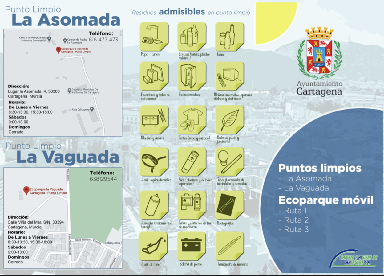 Ecoparques en La Asomada y La Vaguada.