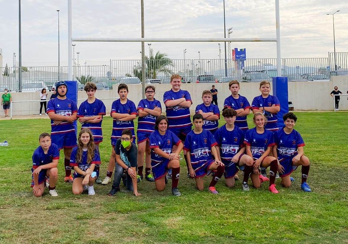 Los equipos sub14 y sub16 del Club Rugby Universitario Cartagena rinden a buen nivel en Las Torres de Cotillas
