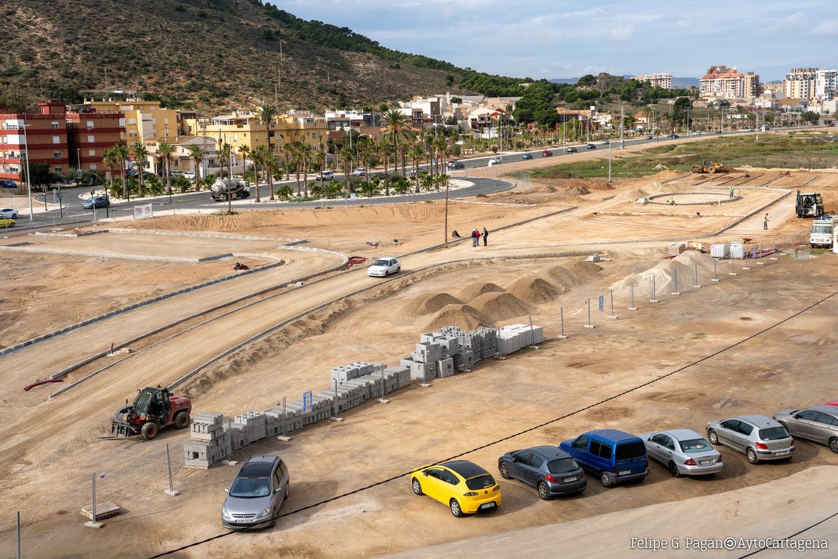 Obras del Polgono 1 del Plan Rambla