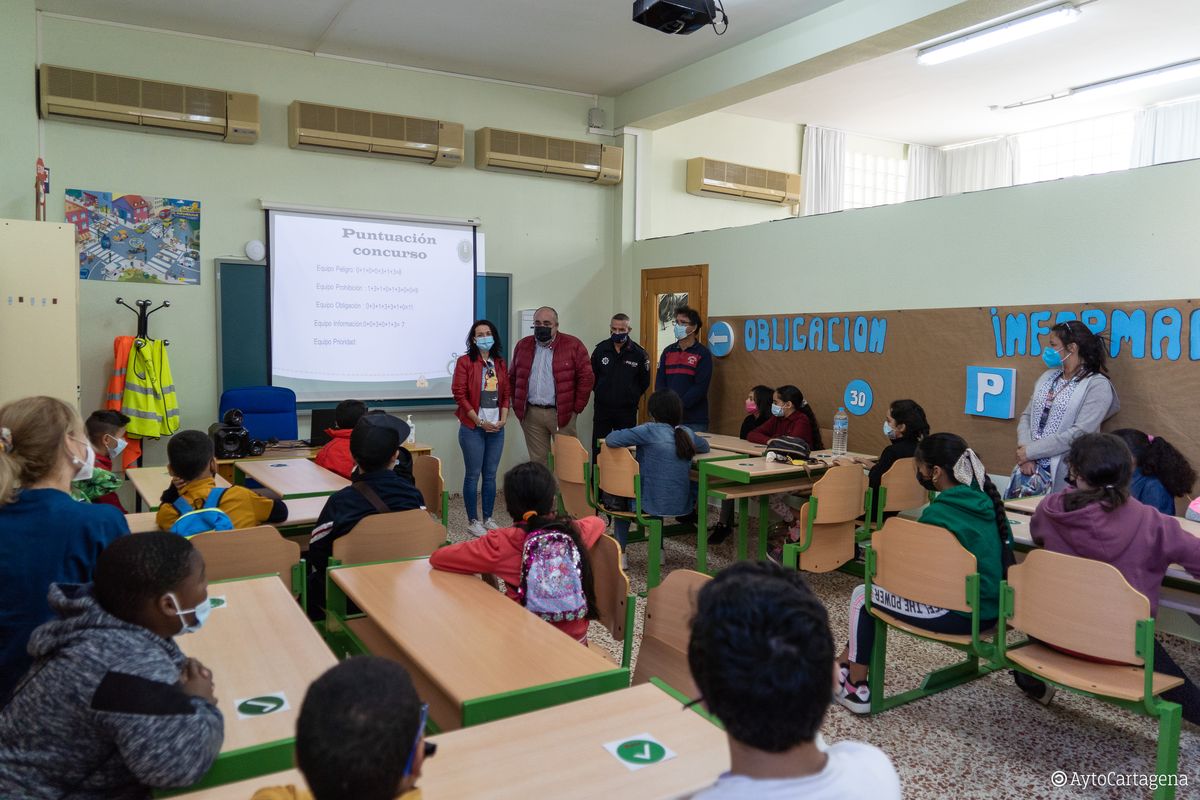 Comienza la formacin de los escolares en el Parque de Educacin Vial