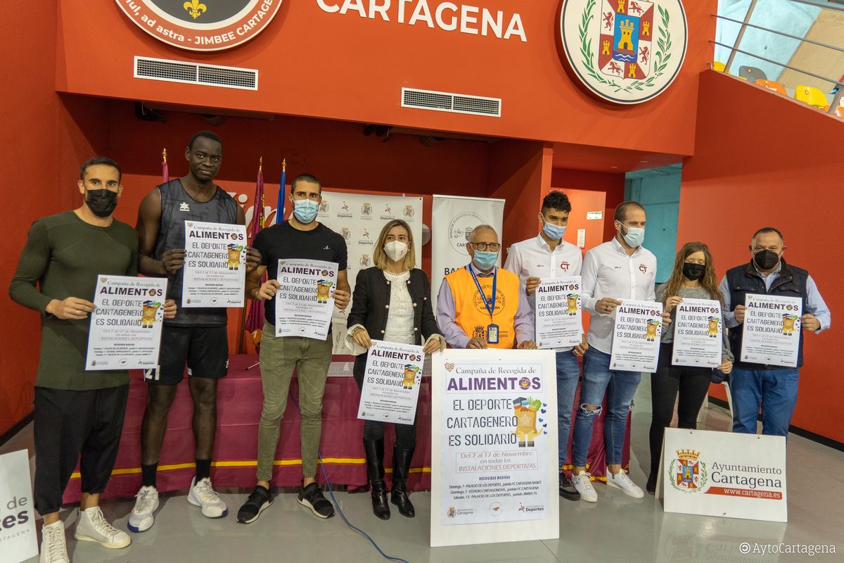 Campaa de recogida de alimentos.