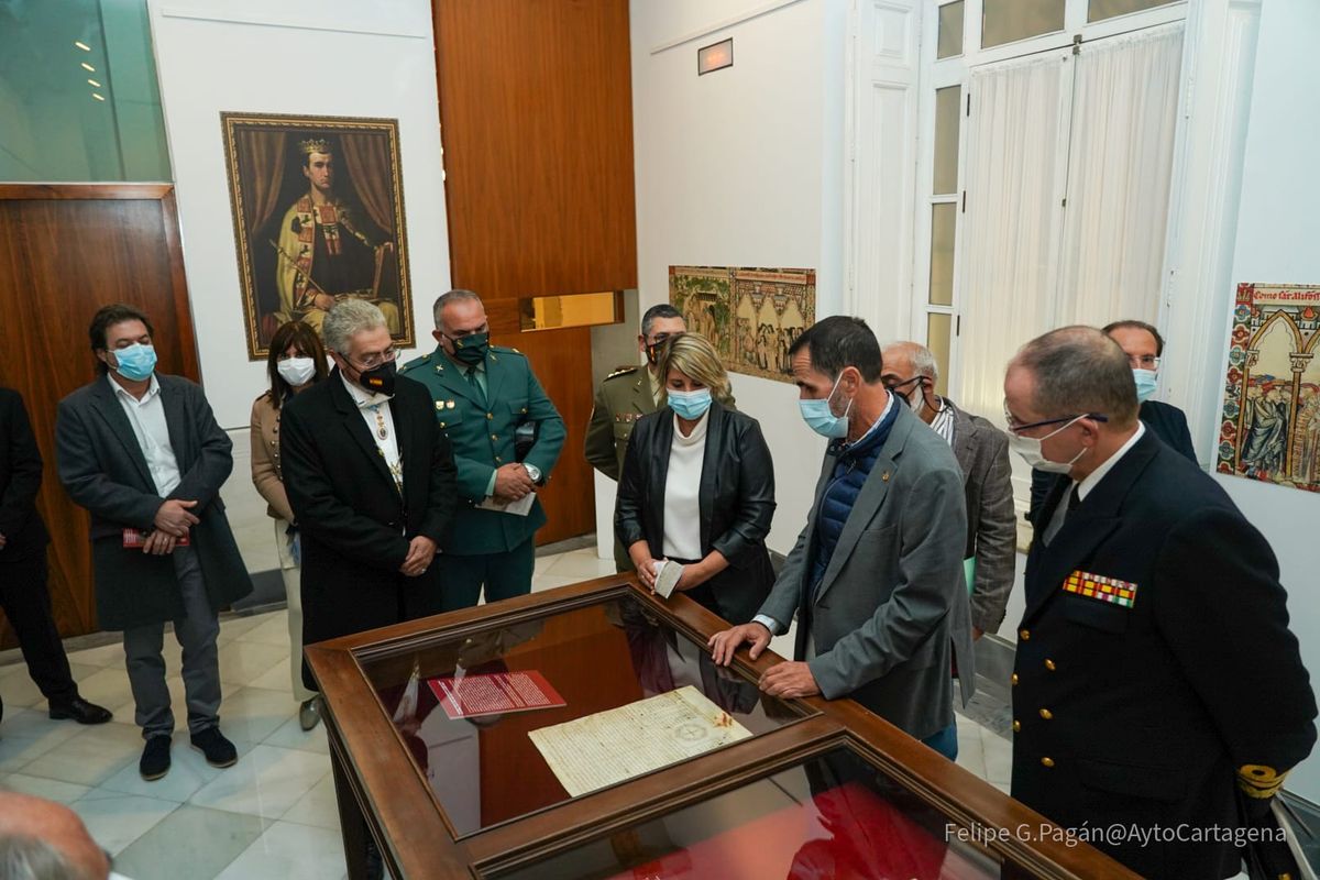 Inauguracin de la exposicin 'Cartagena, ciudad castellana desde 1246'