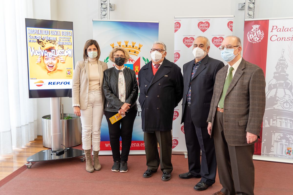 Presentacin de la gala benfica de la Hospitalidad Santa Teresa