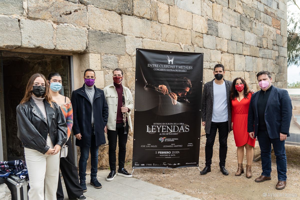 Presentación del Concierto Extraordinario de Entre Cuerdas y Metales en el Castillo de la Concepción