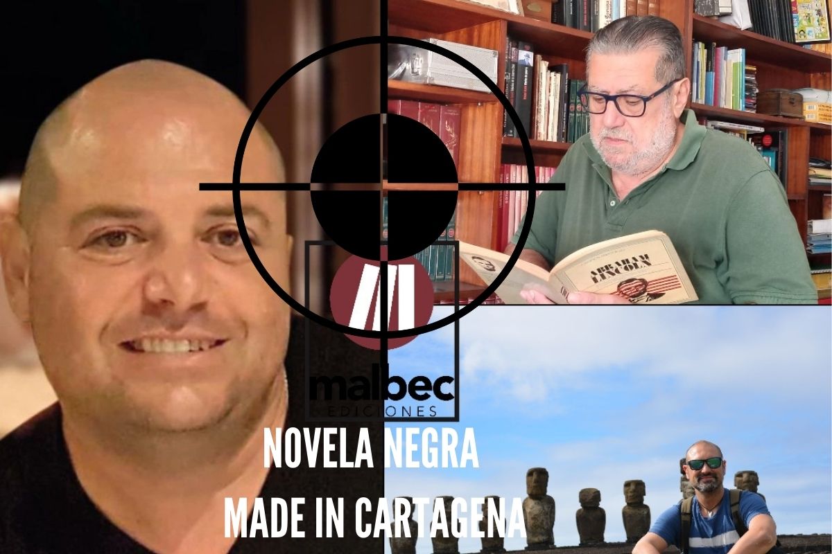 Participantes en la mesa redonda 'Novela Negra Made in Cartagena Negra'
