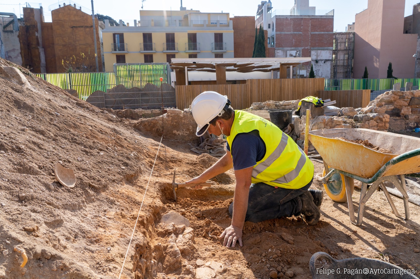 Comienza la excavacin en el Molinete