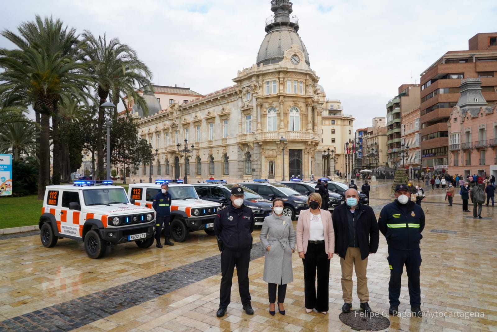 Presentacin de los nuevos vehculos de Polica Local y Proteccin Civil