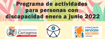 Programa de actividades para personas con discapacidad enero a junio 2022