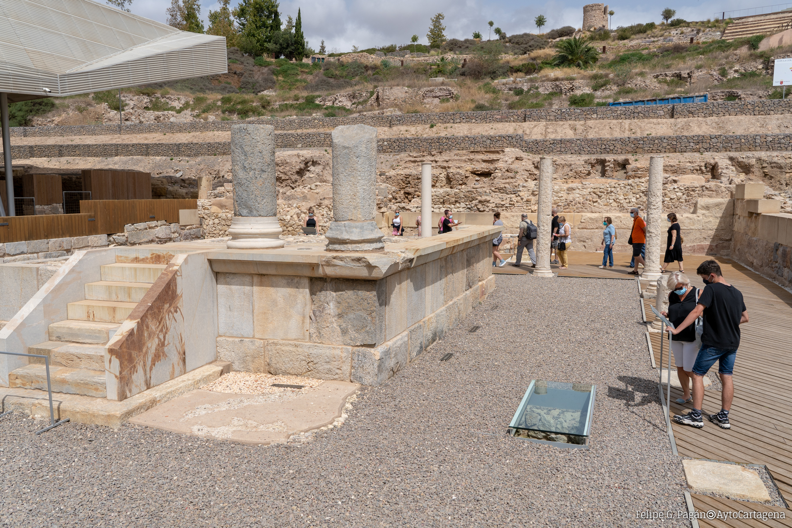 Visita del Foro Romano en Cartagena