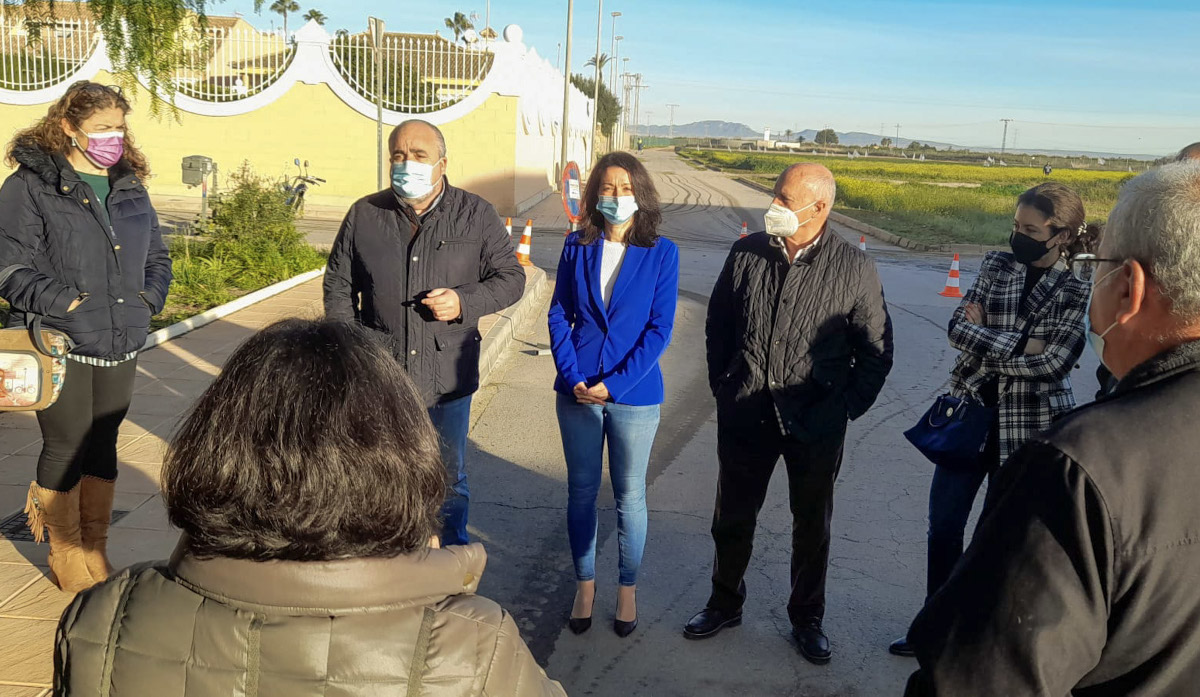 Visita a la nueva ubicacin del mercadillo de La Palma