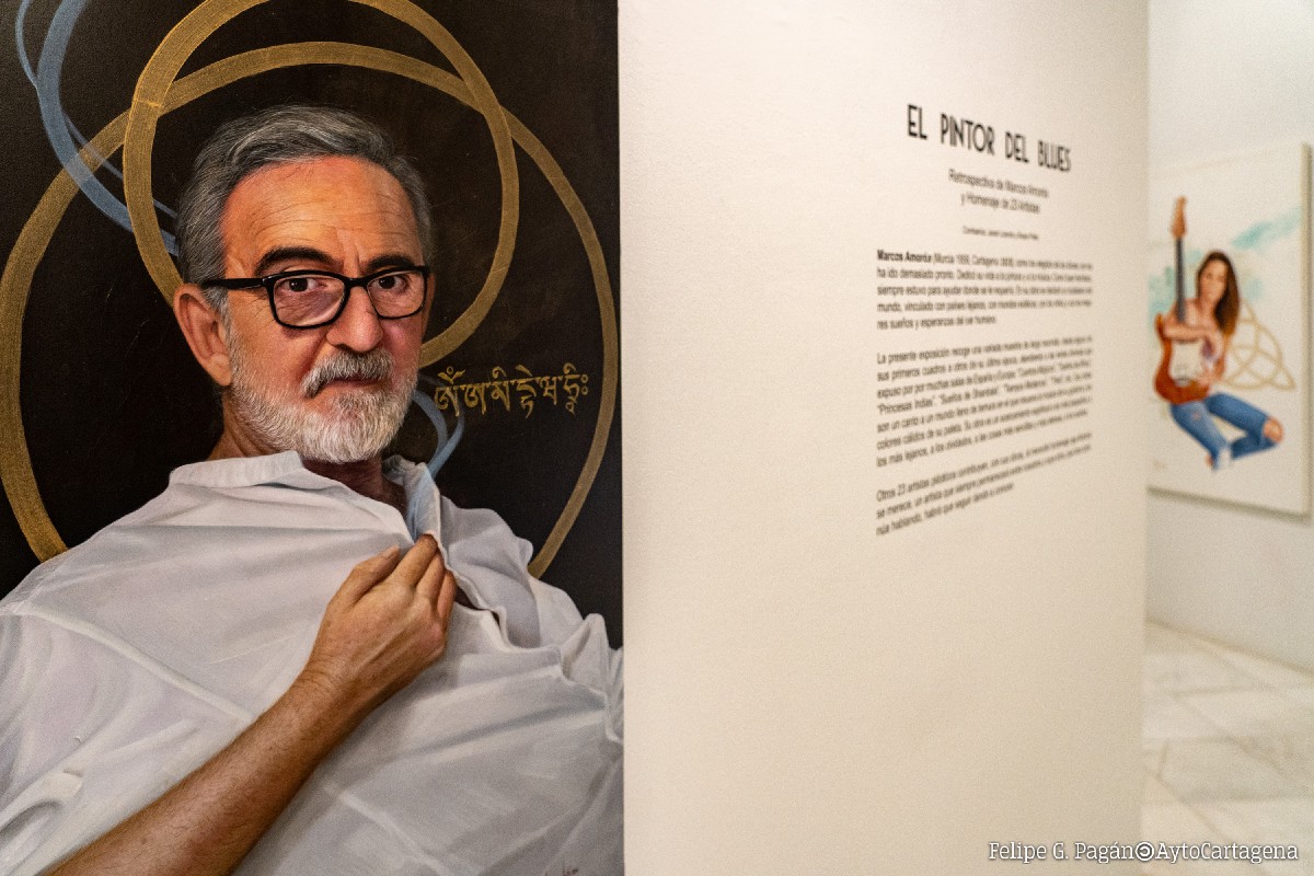 Exposición Marcos Amorós: el pintor del blues