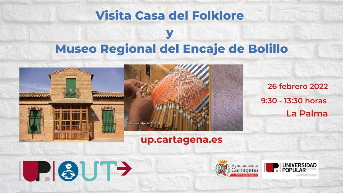 Visita de la UP a la Casa del Folklore y Museo del bolillo de La Palma