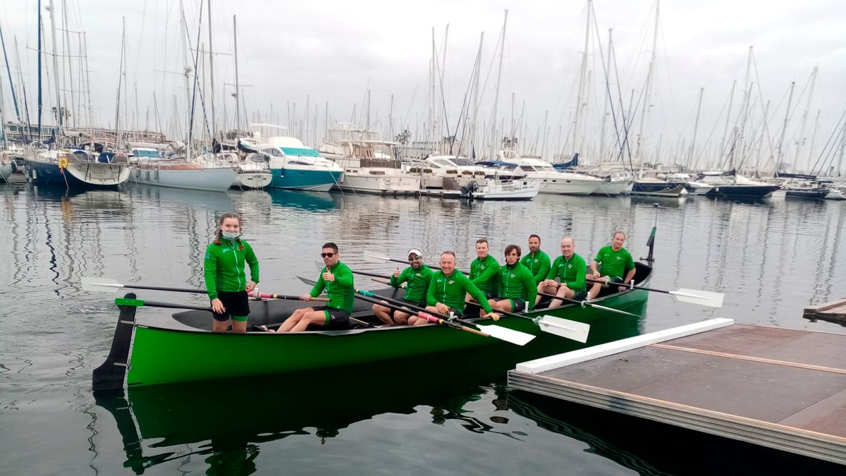 El Club Natico de Santa Luca, sptimo clasificado en la VI regata de la Liga SUMA