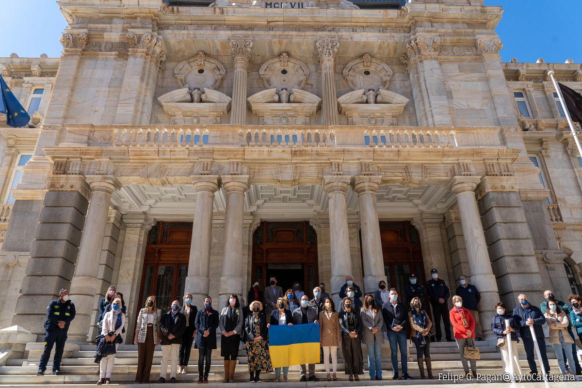 Acto en solidaridad con el pueblo ucraniano