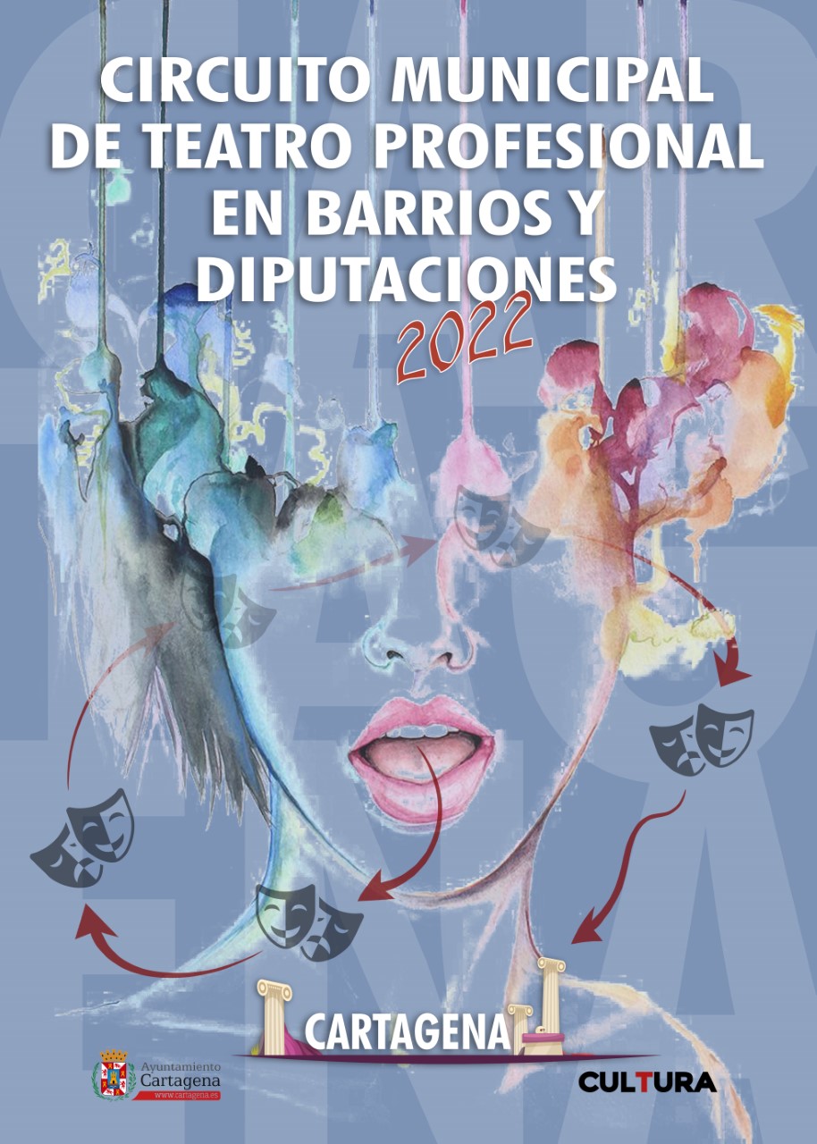 Cartel del II Circuito Municipal de Teatro Profesional en barrios y diputaciones