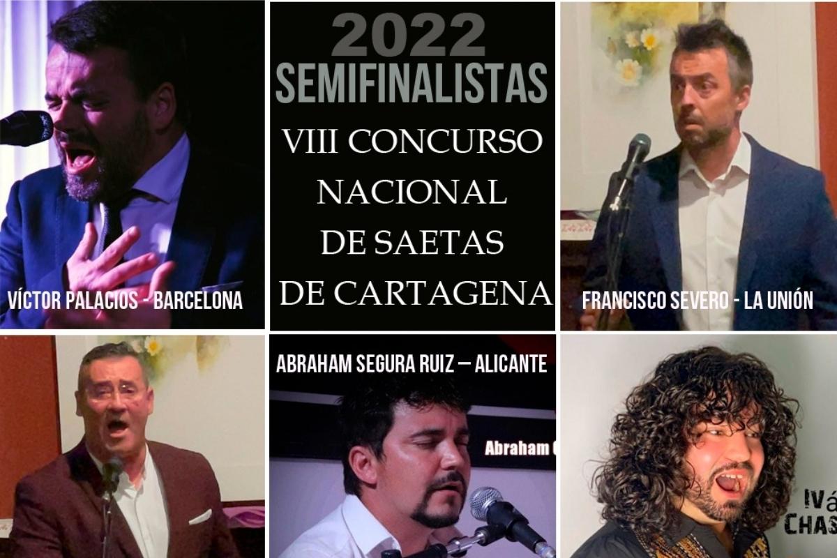 Cartel de la semifinal del VIII Concurso Nacional de Saetas de Cartagena