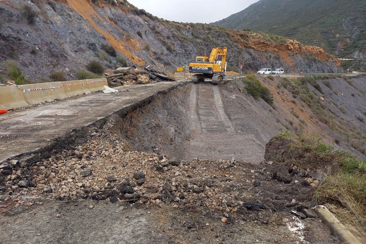 Arranca el arreglo de la carretera que atraviesa las Cuestas del Cedacero