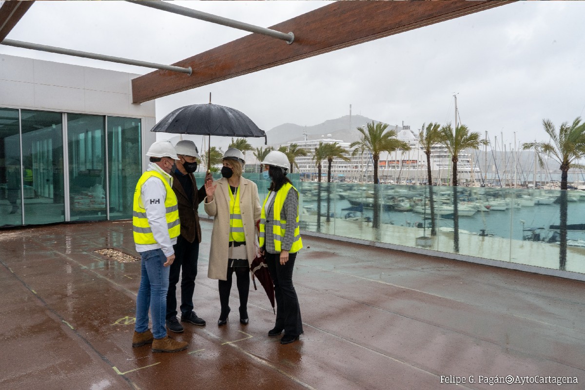 Visita a las obras del proyecto gastronmico y de ocio 'Alviento'