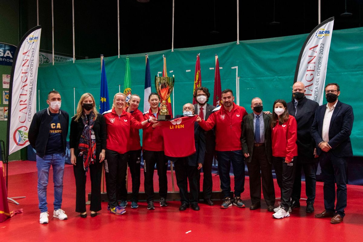 El UCAM Cartagena Tenis de Mesa gana la Copa de Europa