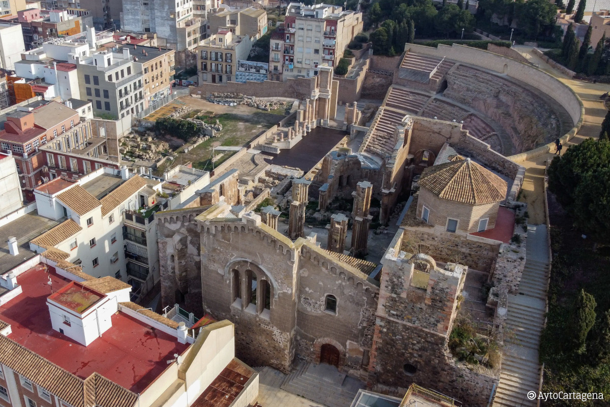 Imagen aérea de la Catedral Vieja