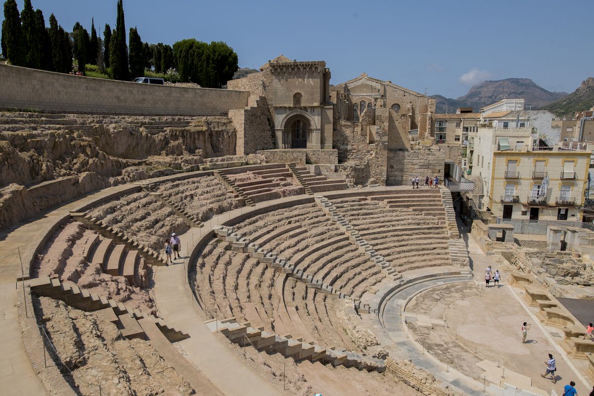 Teatro Romano de Cartagena. Imagen de archivo