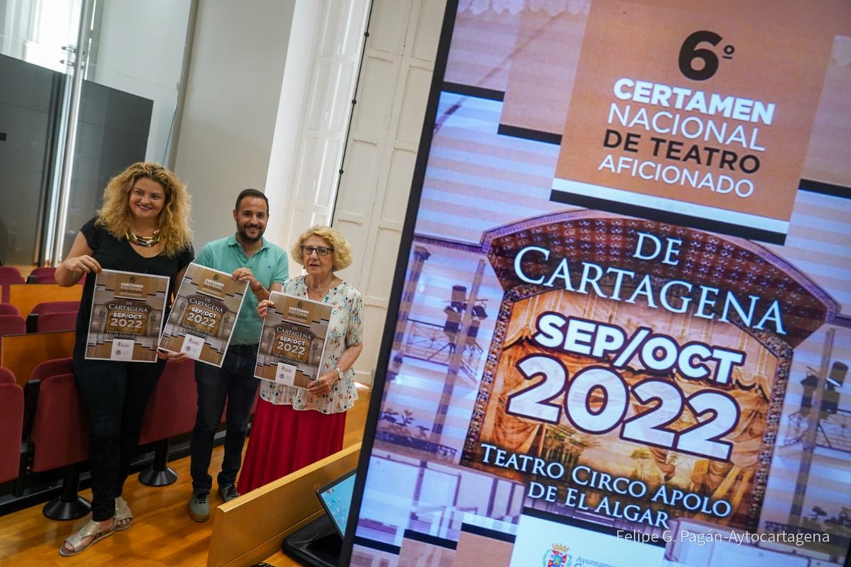 Presentación del Certamen de Teatro Aficionado Ciudad de Cartagena