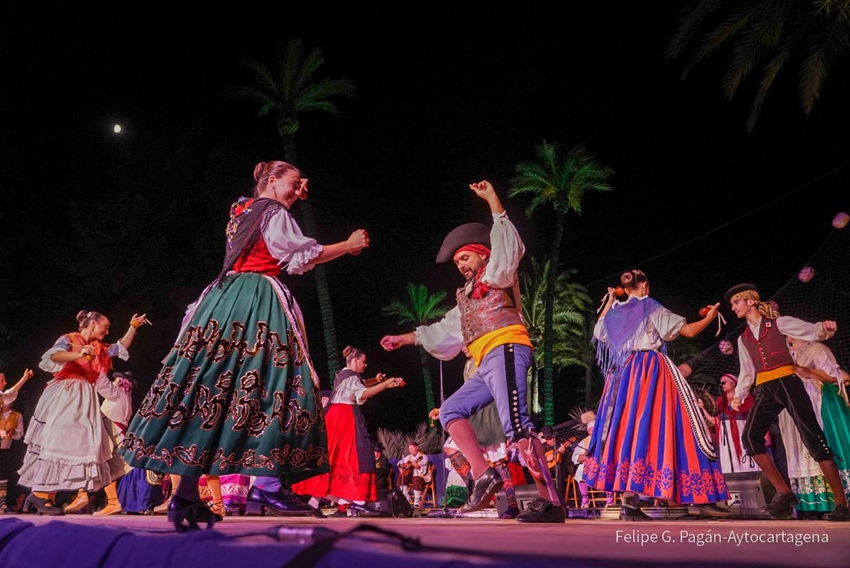 Clausura del XXVIII Festival Nacional del Folclore en al Comarca de Cartagena