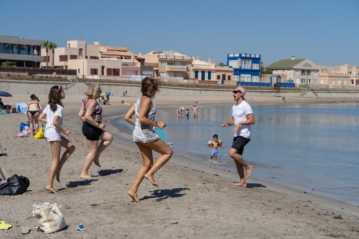 Actividades deportivas en las playas de Cartagena