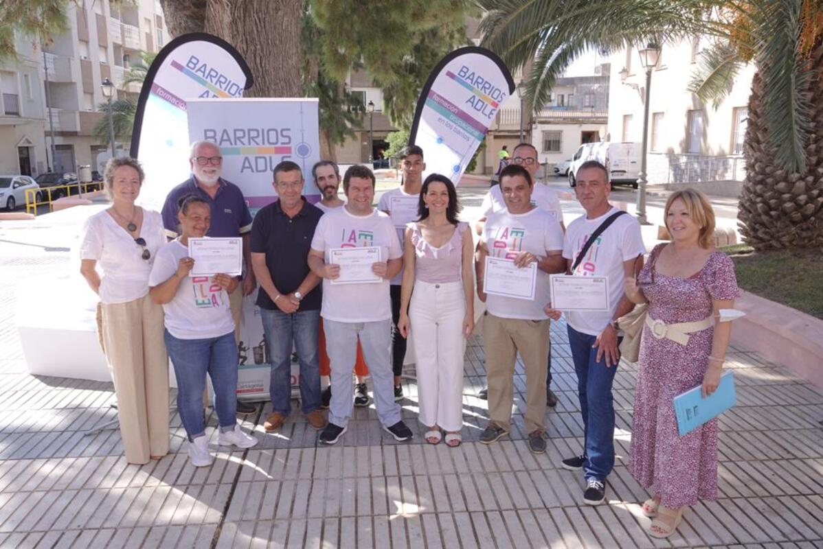 La Agencia de Desarrollo Local y Empleo finaliza una nueva edición de Barrios ADLE en San Antón