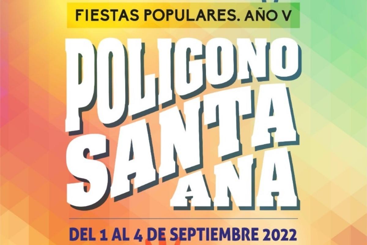 Cartel de las fiestas del Polígono de Santa Ana