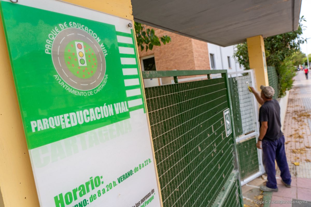 El Parque de Educación Vial se prepara para el inicio del próximo curso escolar