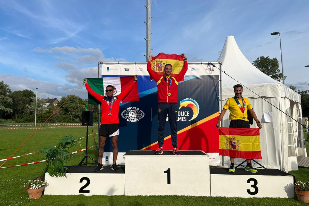 El Policía Local Joaquín López bate un nuevo récord del mundo en los Juegos Mundiales de Policías y Bomberos