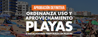 Aprobación definitiva de la ordenanza de uso y aprovechamiento de las playas e instalaciones temporales en playas en el término municipal de Cartagena
