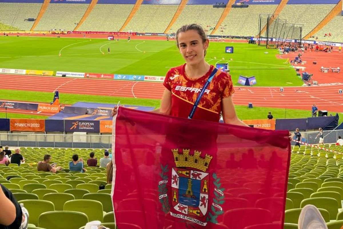 La Atleta, Eva Ibarra, en Mnich