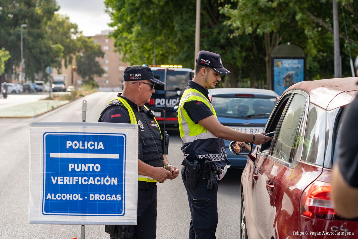 Control policial de alcoholemia y drogas