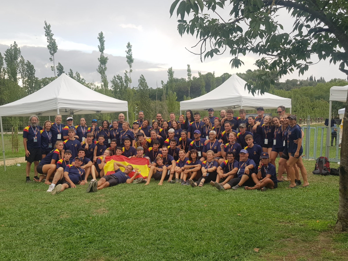 Palistas del CN de Santa Lucía en la selección nacional de Dragon Boat, Campeonato de Europa por naciones