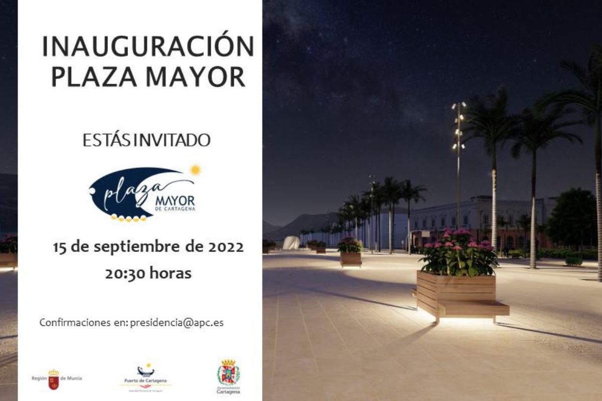 Cartagena inaugura el jueves su Plaza Mayor con una gala en el puerto