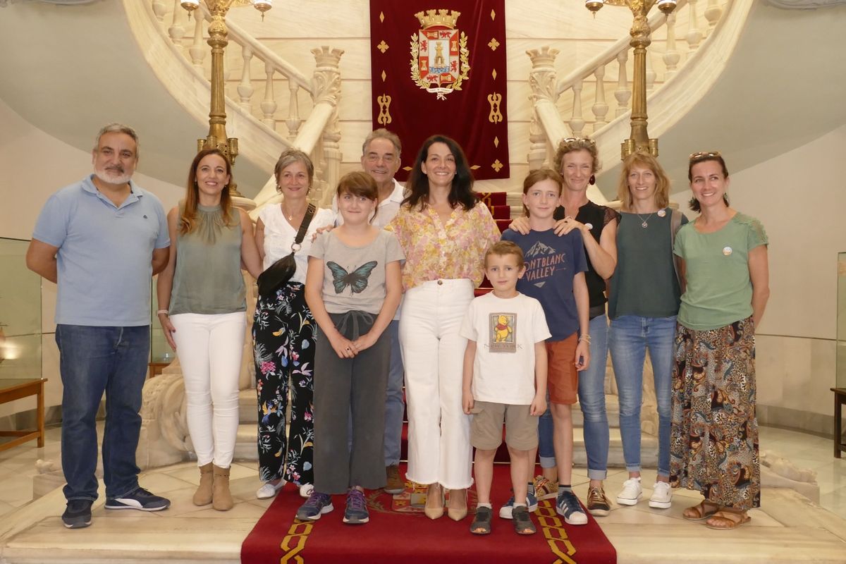 Visita de docentes francesas al Palacio Consistorial