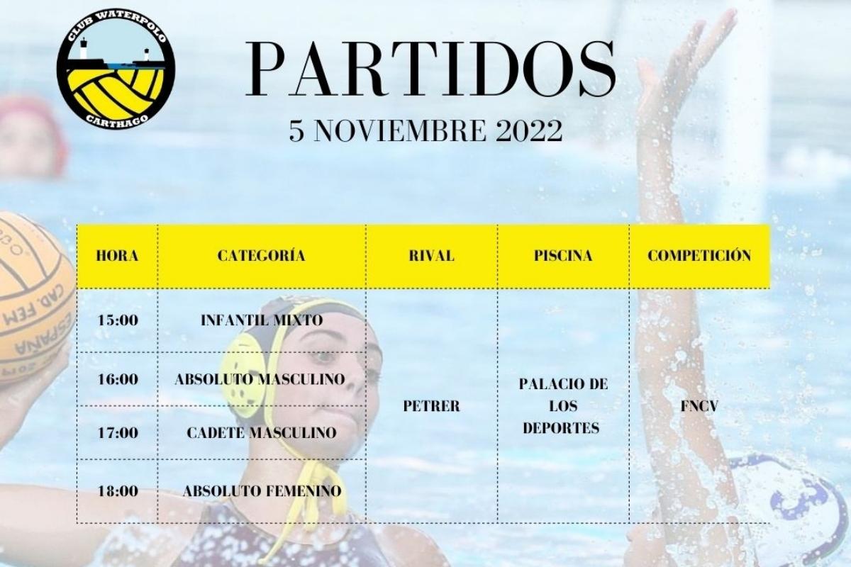 Partidos Waterpolo