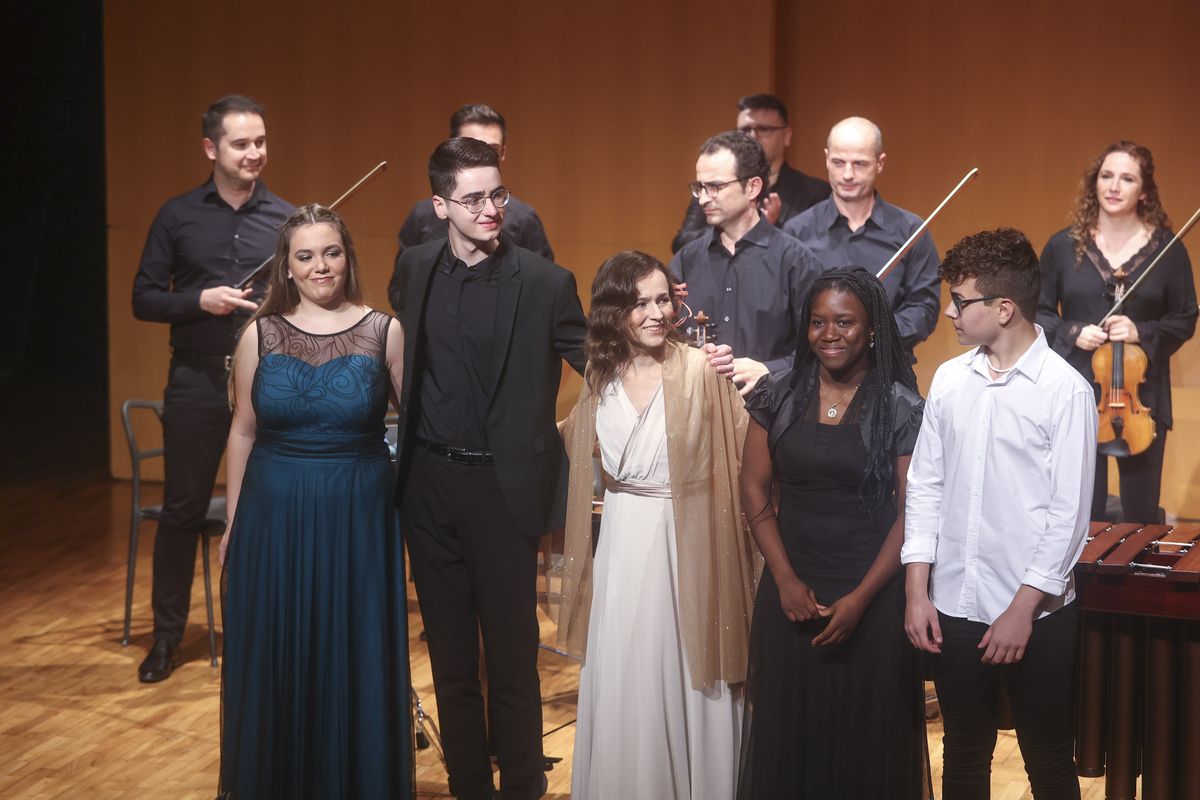 Concierto promocional de Entre Cuerdas y Metales en el Auditorio Víctor Villegas de Murcia